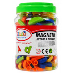 Magnetické písmenká a čísla